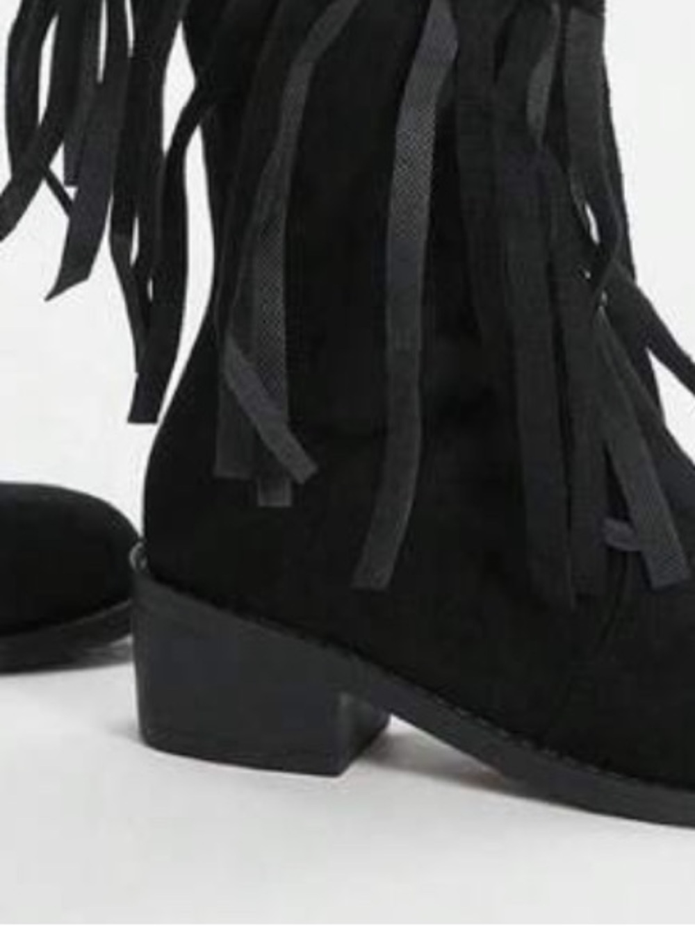 BOHO CHIC♦️FRINGED RIDING BOOT - Picture 8 of 13